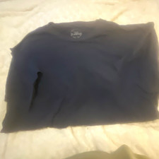 True Classic Men’s XL. Solid dark blue. Crew Neck Short Sleeve Logo T-Shirt picture
