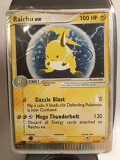 Raichu ex 98/100 EX Sandstorm💥DAMAGED💥Ultra Rare Holo English 2003 Pokemon TCG picture