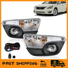 For 2013-2015 Nissan Altima Pair Fog Light & Corner Turn Signal Lamp w/ Wiring picture
