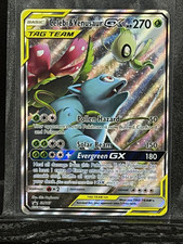 Pokemon Company Celebi & Venusaur GX SM167 TAG TEAM Promo Holo 270 HP Eng picture
