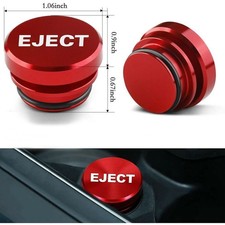 1x Car Parts Eject Button Cigarette Lighter Plug Cover Auto Red Accessories 12V picture
