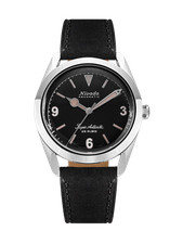 Nivada Grenchen 32032A17 Super Antarctic 3.6.9 Black Automatic Leather picture