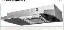 Range Hood 24 inch 300CFM Ducted/Ductless Convertible Stainless Steel LED Light picture