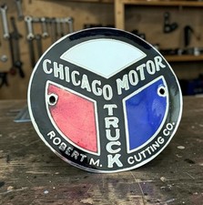 1920s Chicago Motor Truck Radiator Emblem 3