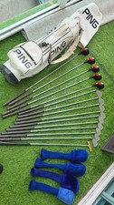 Vintage Ping EYE 2 Golf Set with bag -9 Irons Woods Putter picture