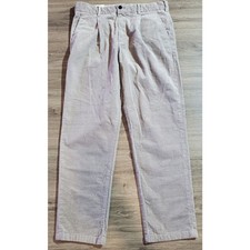 H&M Men's Tan Corduroy Pants Regular Fit Size 32 NWT picture