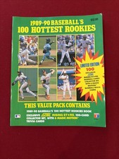 1989-90 Score Baseball Baseball's 100 Hottest Rookies Book Album Guide Rookie picture