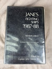 Vintage Jane's Fighting Ships 1987-88 90th Edition Edited By Captain John Moore picture