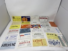 QSL Card Lot of 27 Vintage Europe Sweden Finland Poland Germany 1964-85 picture