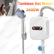 110V 3500W Tankless Hot Water Heater Shower Electric Portable Instant Boiler picture