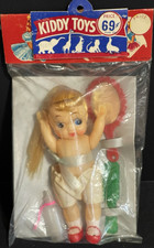 Vintage Made in Japan Kiddy Toys Feeding Doll Sealed w Accessories picture