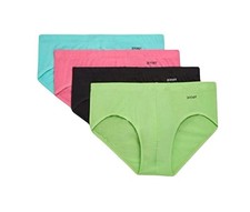 NWT 2(X)IST. 4 Pack. Men´s. Cotton Bikini Briefs. Multicolor. MSRP $34.00 picture