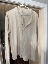 Filson Waffle Knit Thermal Henley Cream XL picture
