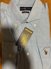 Ralph Lauren Polo Men's Dress Shirt Classic Fit Light Blue Large / L NWT picture