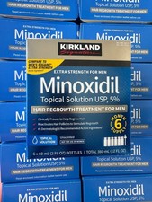 Kirkland Signature Minoxidil 5% Hair Regrowth Treatment for Men 6 Months 04/28 picture