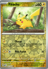 Pikachu Reverse Holo Common SV: Scarlet & Violet 151 025/165 NM picture