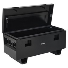 36in Job Site Tool Box Heavy Duty Steel Waterproof Lockable Storage Organizer picture