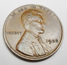 1928 P Lincoln Wheat Cent / Penny  AVE CIRCULATED  **FREE SHIPPING** picture
