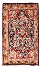 Vintage Hand-Knotted Area Rug 3'10