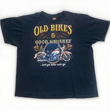 VTG 90s 1993 Harley Davidson Good Whiskey Pompano Beach FL 3-D Emblem Men’s XXL picture