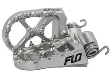 FLO MOTORSPORTS Flo Footpeg Low Silver Yam 10mm Back 12mm Down LOW-793S picture