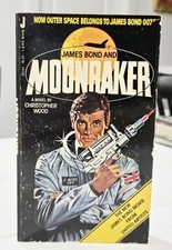 🔥Vintage James Bond and Moonraker 1979 Paperback First Jove Edition UNREAD VG+ picture