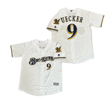 BOB UECKER #9 JERSEY christian yelich paul molitor ryan braun prince fielder picture