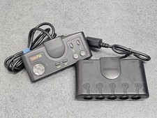 🔥Official NEC TurboGrafx 16 TurboPad Controller & Turbo Tap Multitap Lot OEM 🔥 picture