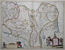 Tartaria - China, Russia - Blaeu 1640 - Rare Original Map In Original Colours picture