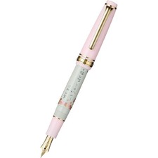 Sailor Pro Gear Slim Seasonal Waka Poetry Maki-e Spring 14K M Nib picture