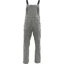 NEW MENS SIMMS STRETCH WOVEN OVERALL GRAY WIND WATER RESISTANT SIZE XXL picture