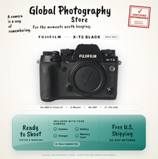 Fujifilm Fuji X-T2 24.3MP Mirrorless Digital Camera XT2 Body Black Excellent picture