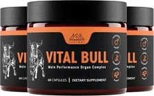 3 pack Lonvera Vital Bull Beef Organ Supplement for Men – Grass Fed Organs picture