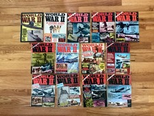WORLD WAR II VINTAGE 1970s MAGAZINES LOT OF 13 picture