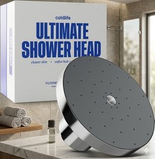 Coldlife Ultimate Shower Head Filtered Rainfall Sprayer Soft Hair Clear Skin Chr picture