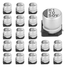 40Pcs 10uF 50V Aluminum Electrolytic Capacitors, 5.3 x 5.6mm picture