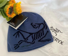 Unisex Arc'teryx Bird Head Beanie Lavender – Wool Blend Ski Snowboard Hat NWT picture