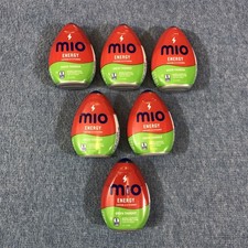 6 PACK ~ MiO ENERGY GREEN THUNDER Caffeine & B Vitamins 1.62oz Each NEW picture