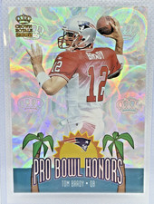 2002 Pacific Crown Royale - Pro Bowl Honors Tom Brady #11 READ picture