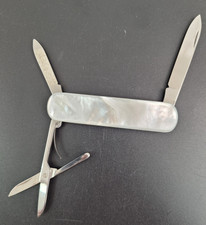 Victorinox Mother of Pearl Swiss Army Knife Scissors File Folding picture