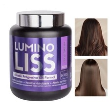 LUMINO LISS Alisado Progresivo Sin Formol 500ml Keratina Brillo Espejo picture