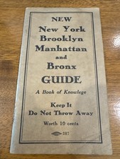 1936–37 NYC Medical Advertising Booklet – NYC Brooklyn Manhattan Bronx Guide picture
