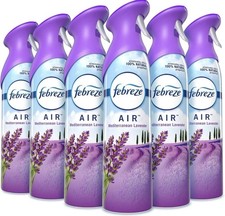 Febreze Air Mediterranean Lavender 8.8 oz Aerosol Spray 6 Pack picture