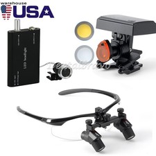 4.0X Dental Surgical Medical Loupes Magnifier Binocular Ergo /LED 5W Headlight picture