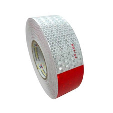 Conspicuity Tape DOT-C2 Approved Reflective Trailer Red White 2”x150’ -1 Roll picture