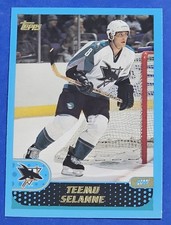2001-02 Topps  - Teemu Selanne #11 - San Jose Sharks picture