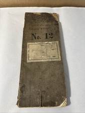 Grocery Store Ledger Antique Clifton Forge Alleghany County Virginia 1908 - 1914 picture