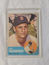 Topps 1963 Topps Carl Yastrzemski #115 Boston Red Sox Baseball Card picture
