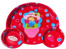 Vintage Strawberry Shortcake Plate With Compartments picture