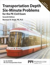PPI Transportation Depth Six-Minute - Paperback, by Voigt PE PLS - Very Good h picture